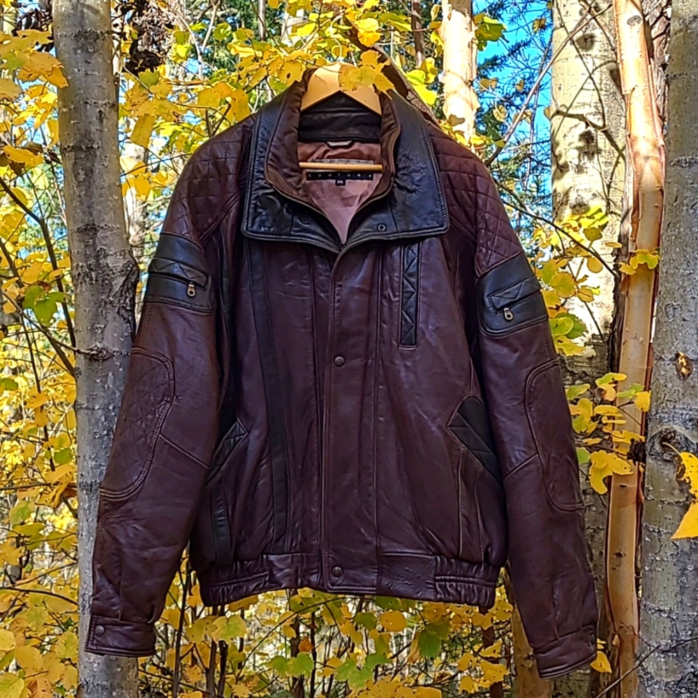 Vtg. Genuine Leather Jacket
